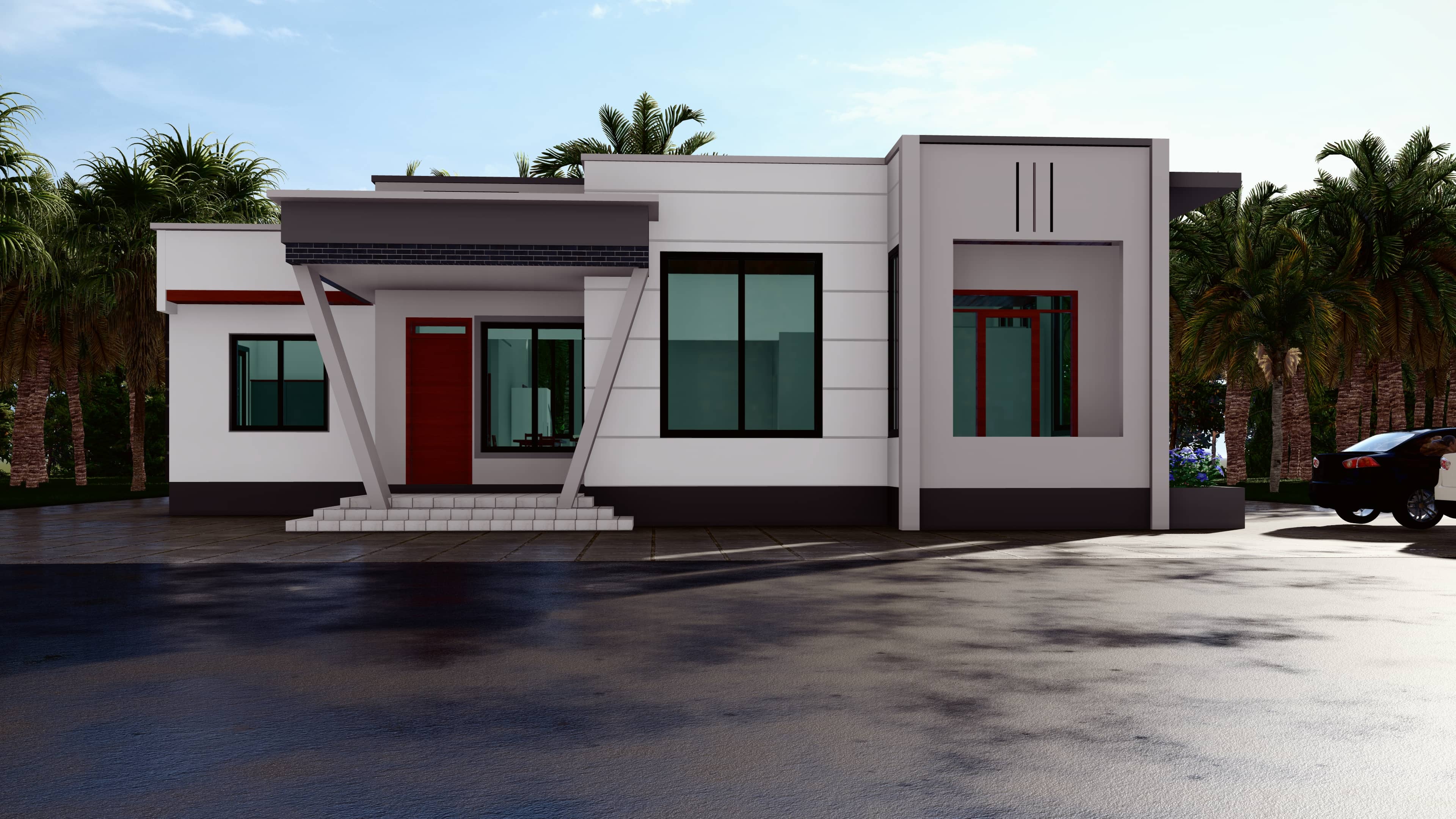 Three Bedrooms House